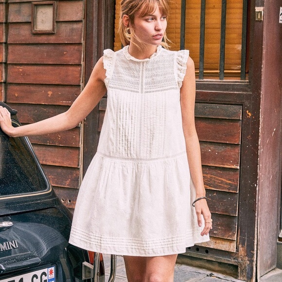 sezane white dress